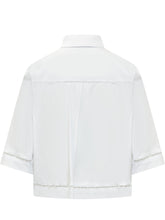 SEMICOUTURE - Camicia Madelante con Colletto e Bottoni - Bianco - LIDIASHOPPING® - Official Website