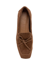 AEYDE - Jasper Cow Suede Loafers with Lace Detail - Brown - LIDIASHOPPING® - Official Website