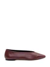 AEYDE - Betty Nappa Leather Pointed Flats - Red - LIDIASHOPPING® - Official Website