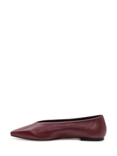 AEYDE - Betty Nappa Leather Pointed Flats - Red - LIDIASHOPPING® - Official Website