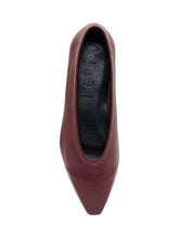 AEYDE - Betty Nappa Leather Pointed Flats - Red - LIDIASHOPPING® - Official Website