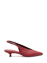 AEYDE - Camilla Slingback Flats with Pointed Toe - Red - LIDIASHOPPING® - Official Website