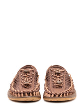 KEEN - Uneek Sandals with Woven Structure - Brown - LIDIASHOPPING® - Official Website