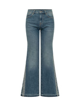 BA&SH - Jeans with Pockets and Flared Hem - Blue | Lidia Shopping | Official Website
