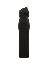 SOLACE LONDON - Alexandra Abito Lungo con Maniche Voluminose - Nero - LIDIASHOPPING® - Official Website