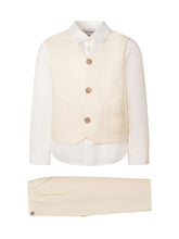 EMPORIO ARMANI BOY - Set With Vest and Shirt - White - LIDIASHOPPING® - Official Website