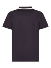 EMPORIO ARMANI BOY - Polo With Contrast Collar - Blue - LIDIASHOPPING® - Official Website