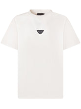 EMPORIO ARMANI BOY - T-shirt With Front Logo - White - LIDIASHOPPING® - Official Website