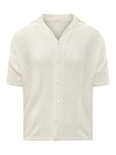 AMARANTO - Short Sleeve Knit Shirt - White - LIDIASHOPPING® - Official Website