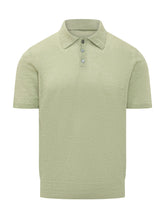 AMARANTO - Polo in Maglia a Maniche Corte - Verde - LIDIASHOPPING® - Official Website