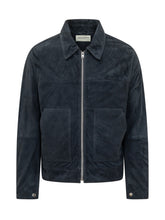 AMARANTO - Zip Jacket with Patch Pockets - Blue - LIDIASHOPPING® - Official Website
