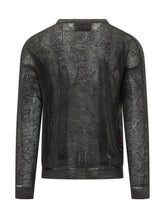 AMARANTO - Cardigan in Maglia con Bottoni - Nero - LIDIASHOPPING® - Official Website