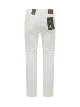 JECKERSON - Jeans Jordan Cinque Tasche Slim Fit - Bianco - LIDIASHOPPING® - Official Website