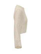 GONGDID DESIGN - Top a Coste con Bottoni e Maniche Lunghe - Giallo | Lidia Shopping | Official Website