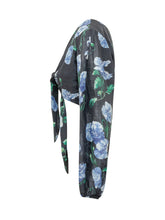LAVI - Cactus Floral Print Top - Blue - LIDIASHOPPING® - Official Website