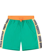 BOBO CHOSES - Logo Side Band Bermuda Shorts - Green - LIDIASHOPPING® - Official Website