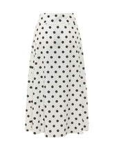 FIORUCCI - Gonna Midi a Pois - Bianco - LIDIASHOPPING® - Official Website