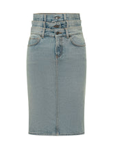 FIORUCCI - Denim Midi Skirt - Blue - LIDIASHOPPING® - Official Website