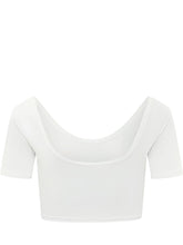 FIORUCCI - Logo T-shirt with Wide Neckline - White - LIDIASHOPPING® - Official Website