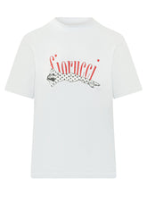 FIORUCCI - T-shirt con Stampa Pin Up a Pois - Bianco - LIDIASHOPPING® - Official Website