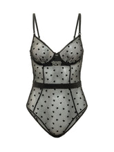 FIORUCCI - Bodysuit with Straps with Heart Pattern - Black - LIDIASHOPPING® - Official Website