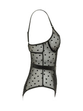 FIORUCCI - Bodysuit with Straps with Heart Pattern - Black - LIDIASHOPPING® - Official Website