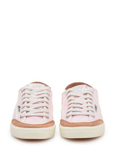 AUTRY WINDSCAPE - Bicolor Canvas Sneakers - Pink - LIDIASHOPPING® - Official Website