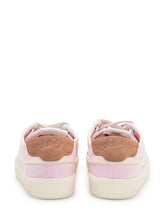 AUTRY WINDSCAPE - Bicolor Canvas Sneakers - Pink - LIDIASHOPPING® - Official Website