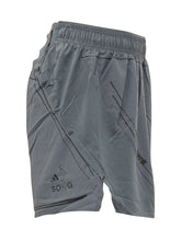ADIDAS SONG FOR THE MUTE X ADIDAS 004 - Technical Shorts with Panels and Elastic Waist - Grey - LIDIASHOPPING® - Official Website