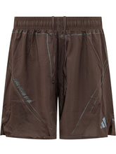 ADIDAS SONG FOR THE MUTE X ADIDAS 004 - Technical Shorts with Drawstring and Panels - Brown - LIDIASHOPPING® - Official Website