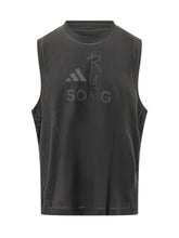 ADIDAS SONG FOR THE MUTE X ADIDAS 004 - Sleeveless Top with Print and Logo - Grey - LIDIASHOPPING® - Official Website
