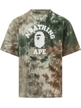 BAPE - Tie Dye Relaxed Tee T-shirt - Green - LIDIASHOPPING® - Official Website