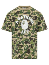 BAPE - ABC Camo Logo Print T-shirt - Green - LIDIASHOPPING® - Official Website