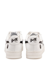 BAPE - Star Detail Sneakers - White - LIDIASHOPPING® - Official Website
