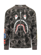 BAPE - Sweatshirt with Graphic Print and Camouflage Pattern - Blue - LIDIASHOPPING® - Official Website