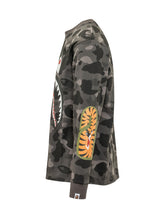 BAPE - Sweatshirt with Graphic Print and Camouflage Pattern - Blue - LIDIASHOPPING® - Official Website
