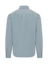 BAPE - Shirt with Buttons and Embroidered Logo - Blue - LIDIASHOPPING® - Official Website