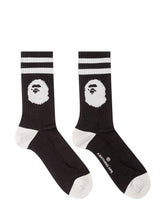 BAPE - Ape Head Line Socks - Black - LIDIASHOPPING® - Official Website