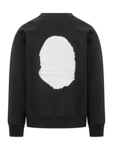 BAPE - Felpa Girocollo con Stampa Grafica - Nero - LIDIASHOPPING® - Official Website