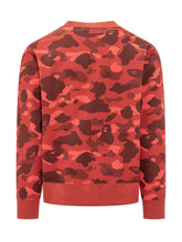 BAPE - Sweatshirt with Graphic Print and Cam - Red - LIDIASHOPPING® - Official Website
