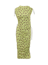 COPERNI - Floral Print Ruched Midi Dress - Green - LIDIASHOPPING® - Official Website