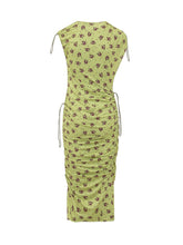 COPERNI - Floral Print Ruched Midi Dress - Green - LIDIASHOPPING® - Official Website