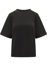 STUDIO NICHOLSON - Lee T-shirt with Crew Neck - Black - LIDIASHOPPING® - Official Website