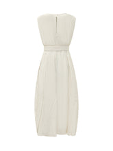STUDIO NICHOLSON - Dress with Wide Straps and Belt - White - LIDIASHOPPING® - Official Website