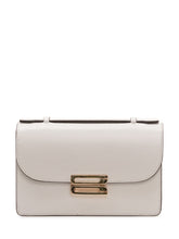 VICTORIA BECKHAM - Small Dorian Bag with Handle and Flap - Grey - LIDIASHOPPING® - Official Website
