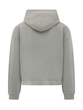 FOUND - Hooded Zip Sweatshirt with Logo - Grey - LIDIASHOPPING® - Official Website