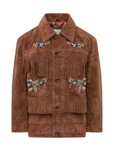 FOUND - Western Jacket with Fringes and Embroidery - Brown - LIDIASHOPPING® - Official Website