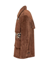 FOUND - Western Jacket with Fringes and Embroidery - Brown - LIDIASHOPPING® - Official Website
