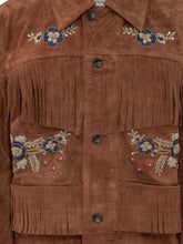 FOUND - Western Jacket with Fringes and Embroidery - Brown - LIDIASHOPPING® - Official Website