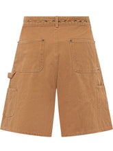 FOUND - Embroidered Floral Shorts - Brown - LIDIASHOPPING® - Official Website